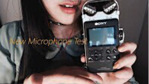 【ASMR】韩国妹子 新设备!轻敲 按摩 耳语